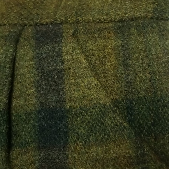 A.P.C. Wool Green Plaid Shorts M - Picture 12 of 14
